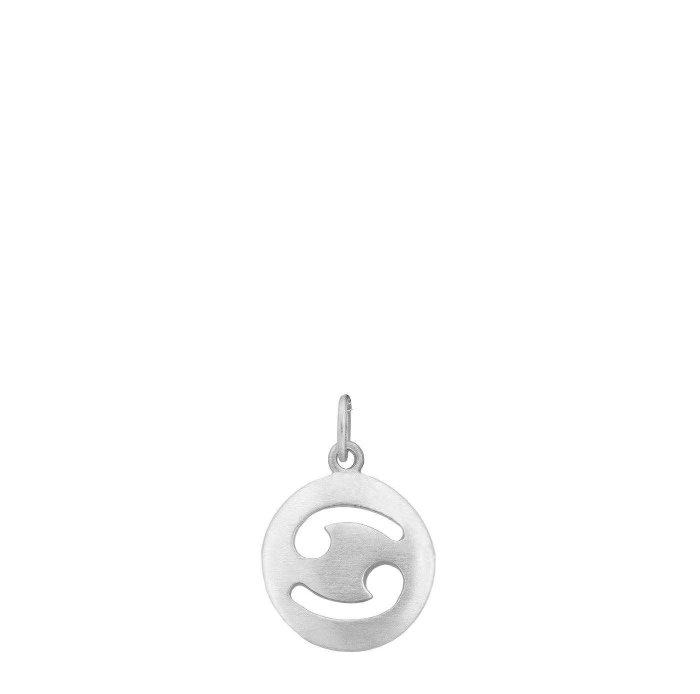 Carelle Cancer Zodiac Charm Necklace in Sterling Silver