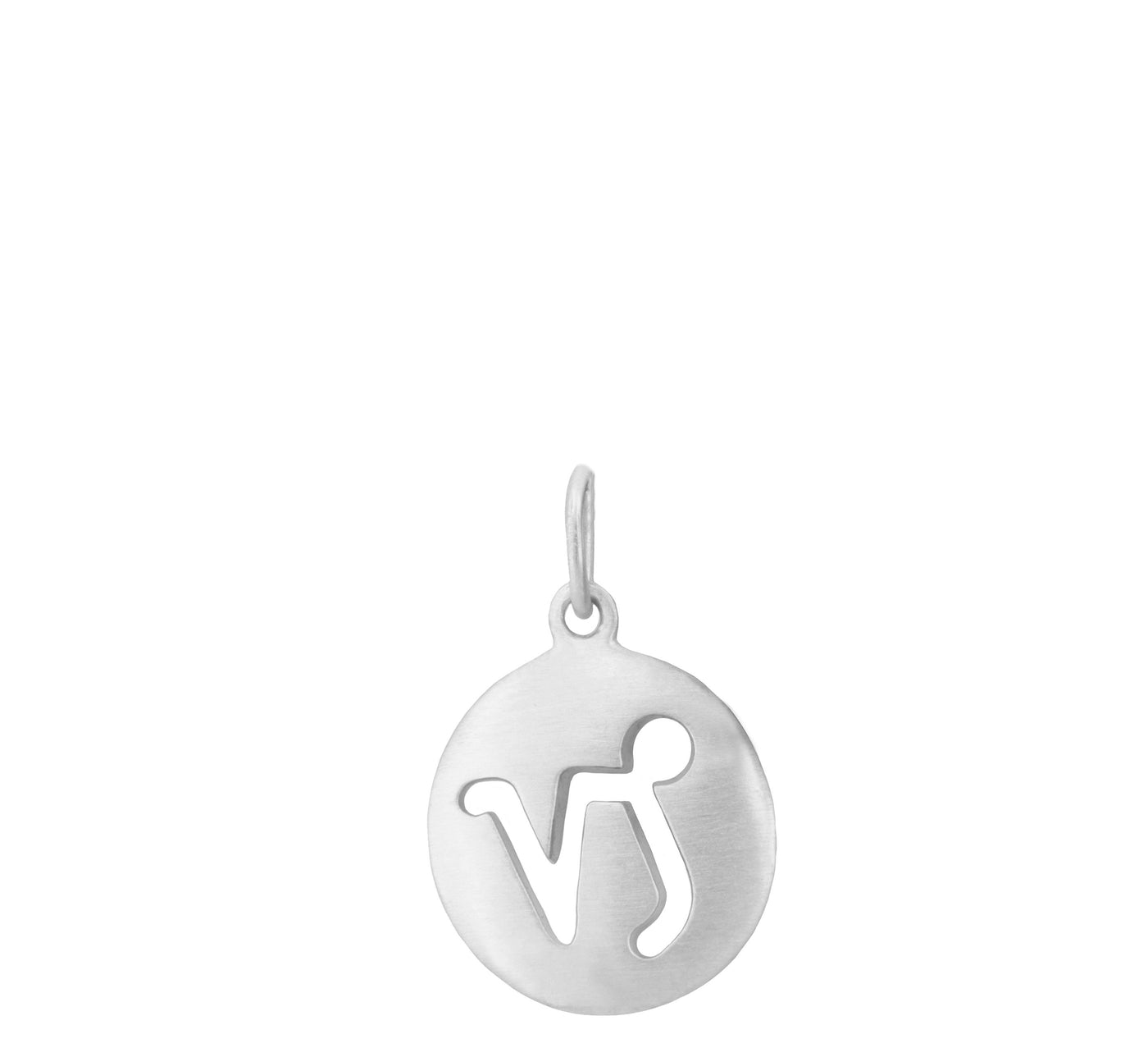 Carelle Capricorn Zodiac Charm Necklace in Sterling Silver