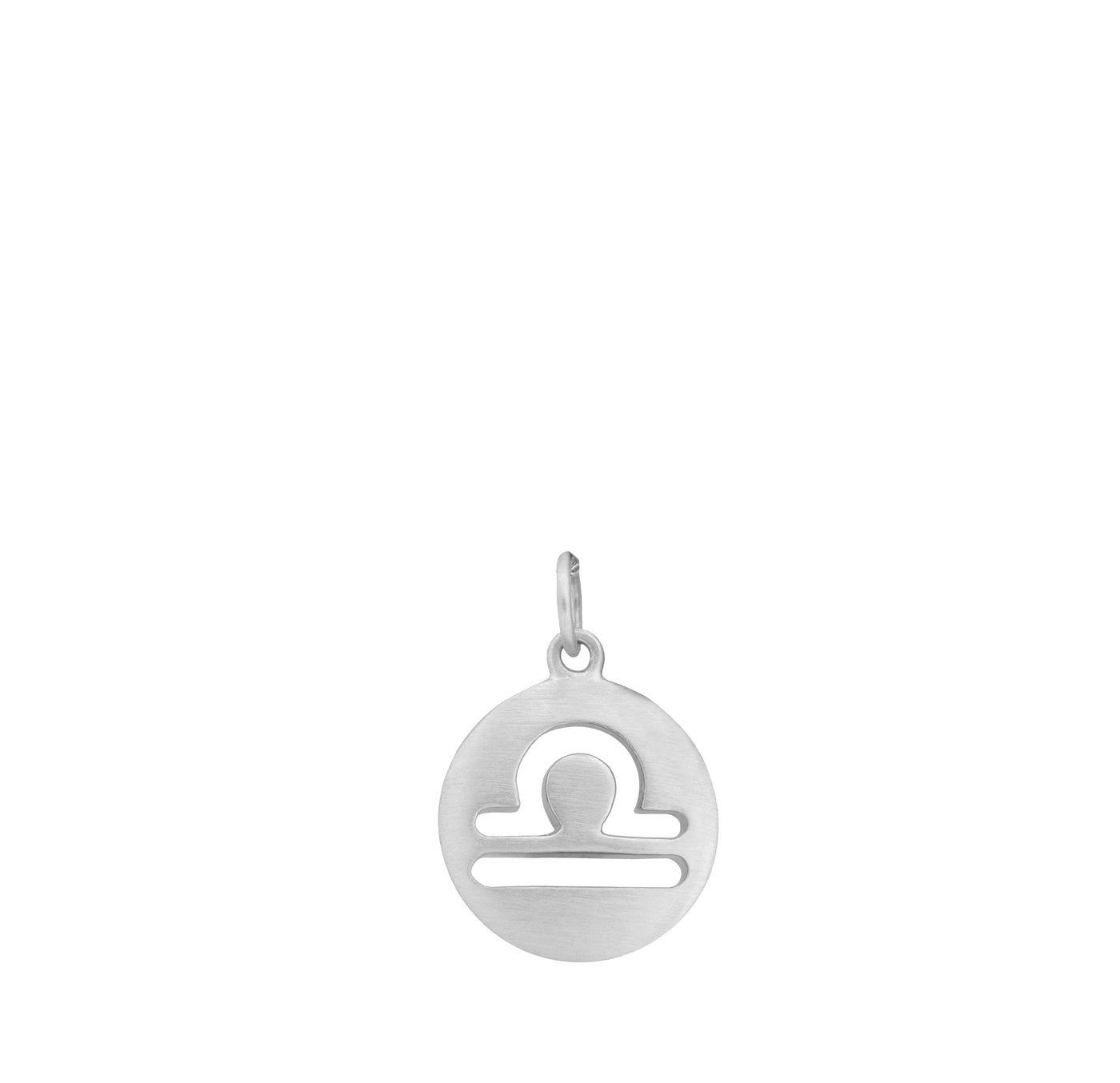 Carelle Libra Zodiac Charm Necklace in Sterling Silver