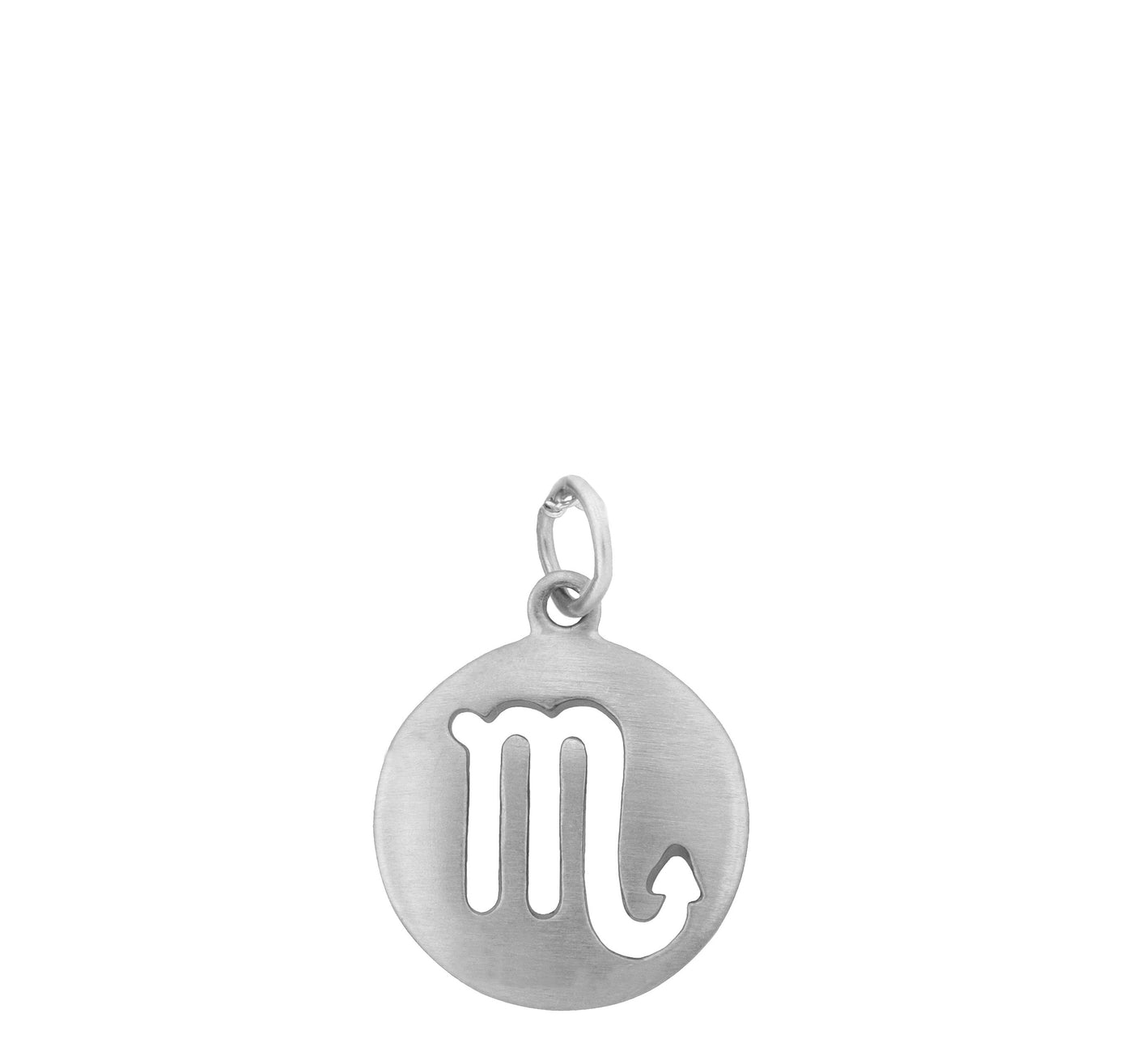 Carelle Scorpio Zodiac Charm Necklace in Sterling Silver